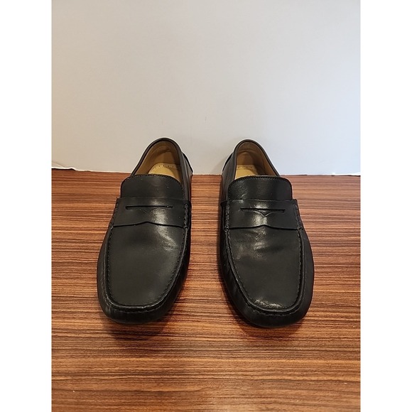 Vince Camuto Mens Driving Esmail Black Loafers Size 8 (7812814) Shoes - Picture 1 of 8